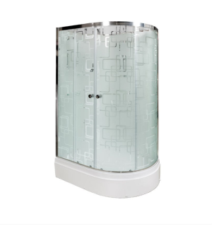 Душевая кабина Deto ЕМ2712 L N (без крыши) 120х80х210 см